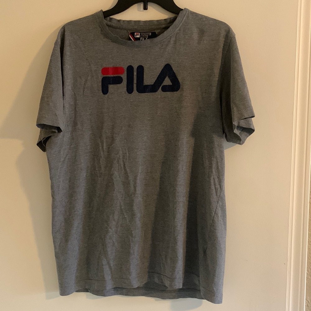 FILA retro grey T shirt